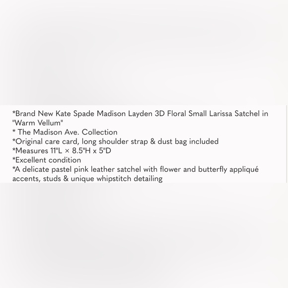 Kate Spade Madison Ave Layden Floral Larissa - Picture 11 of 11